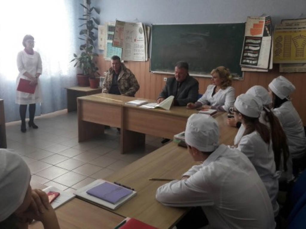 Відбулася зустріч студентів і викладачів з учасником бойових дій на Сході України