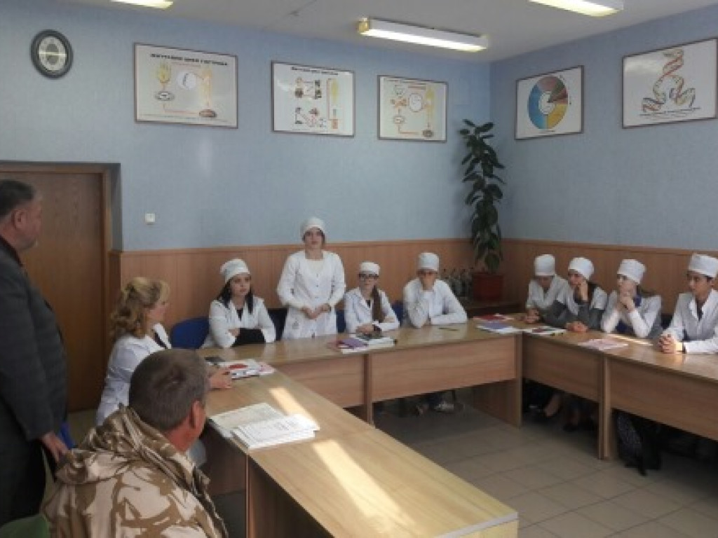 Відбулася зустріч студентів і викладачів з учасником бойових дій на Сході України