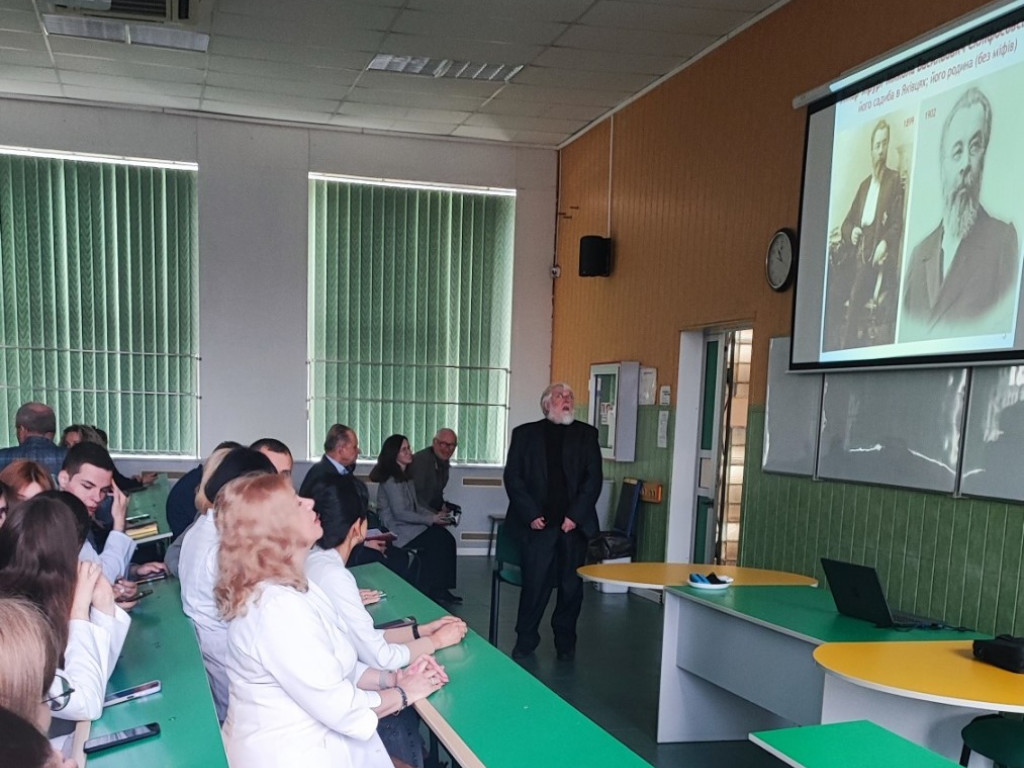 5 квітня 2024 року викладачі кафедри зі здобувачами освіти відвідали гостьову лекцію відомого українського краєзнавця, географа та методиста – Булави Леоніда Миколайовича
